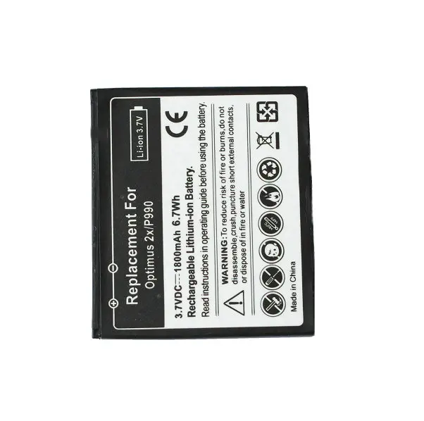 10 шт./лот 1800 мА/ч FL 53HN запасная батарея для LG Optimus 2X / 3D SU660 /S P920 P993 P990 P999 Thrill 4G G2x C729 SU760