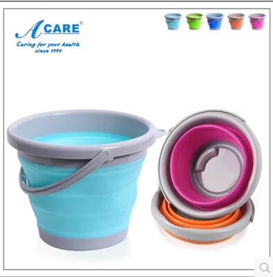 Acare multifunctional silica gel bucket footbath car wash vehienlar folding for last couple | Дом и сад