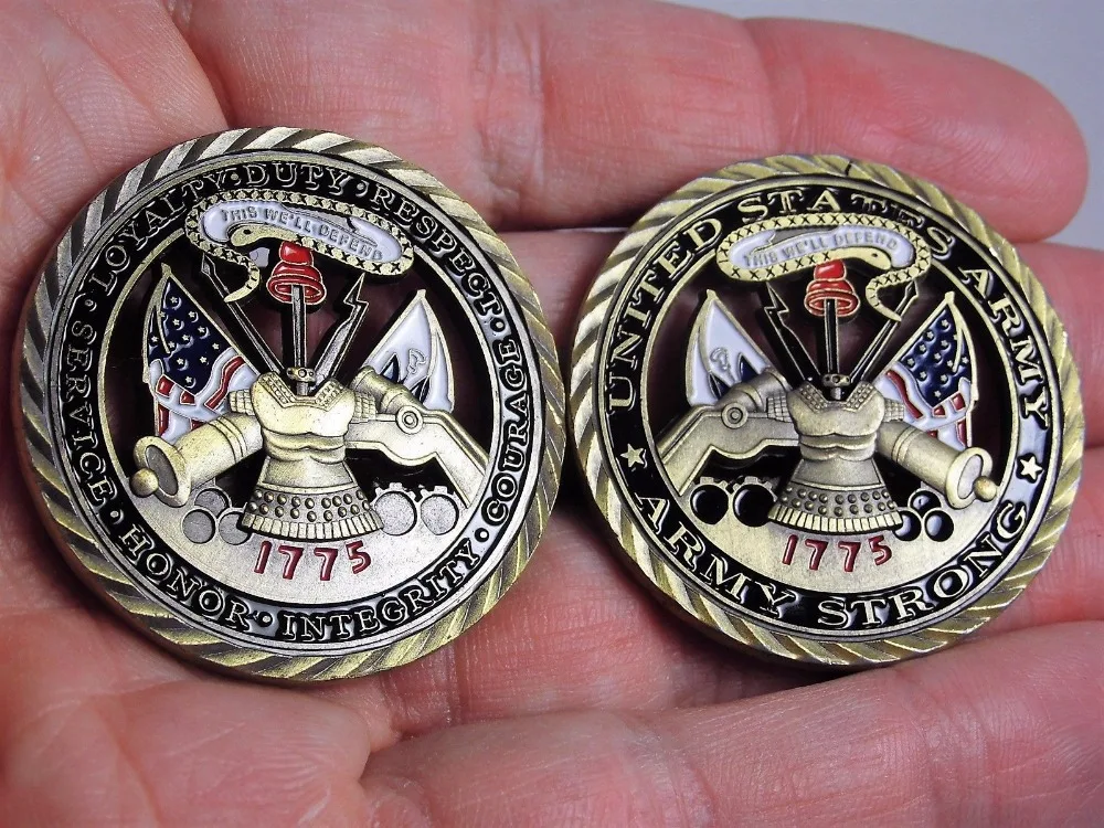 Вызов монеты армии США 1775 сильный патриотизм бесплатная доставка | Дом и сад