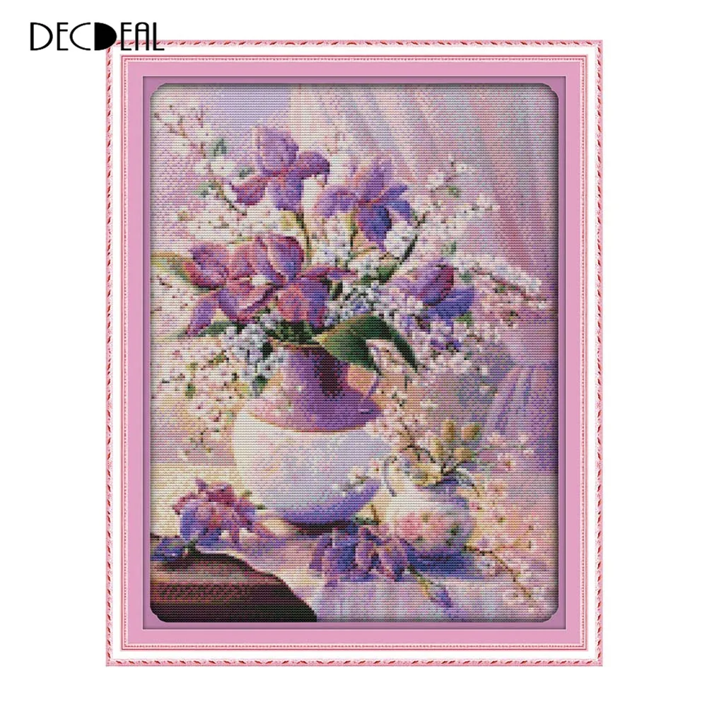 Набор для вышивки крестиком 38*47 см набор рукоделия с счетным крестом 14 карат