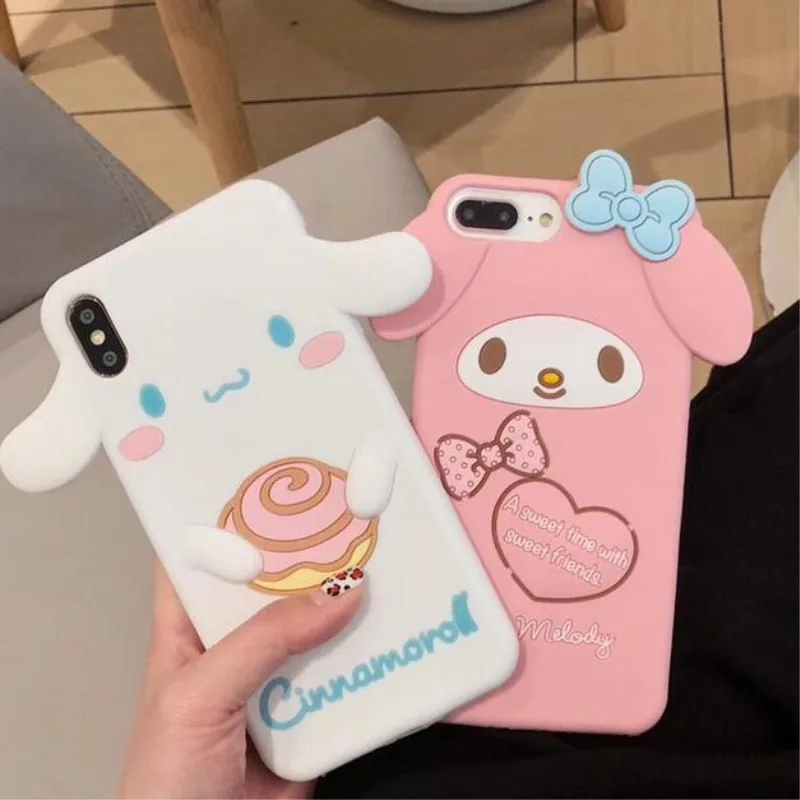 Милый мультяшный пудинг собака Большое Ухо Pet чехол для телефона iphone X 8 7 6 Мягкий