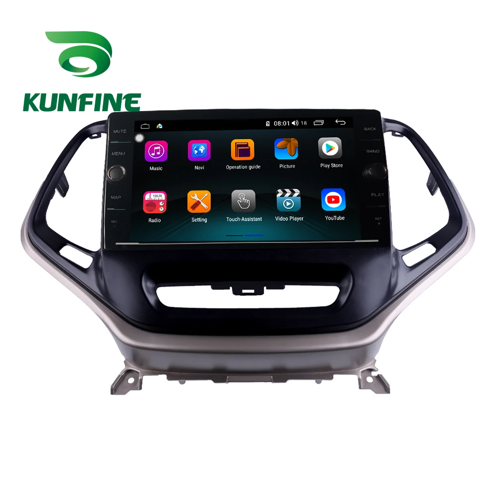 Восьмиядерный ОЗУ 4 ГБ Android 8 1 автомобильный DVD GPS навигационный плеер Deckless стерео