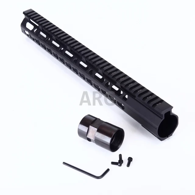 1" M4 тактический AR15 части 15" поплавок Handguard Keymod с бочкой гайка аксессуары для охоты