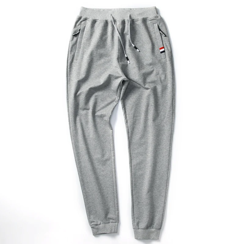 Брюки мужские весенне-осенние приталенные спортивные штаны модные хлопковые