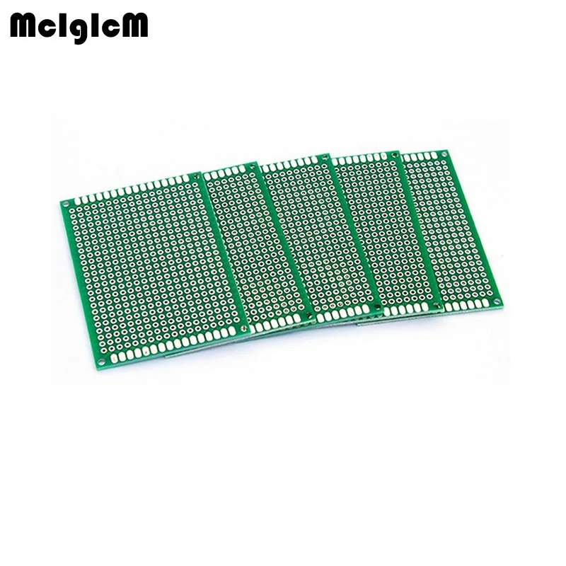 MCIGICM 100 шт. двухсторонний Прототип PCB diy универсальная печатная плата 5x7 см