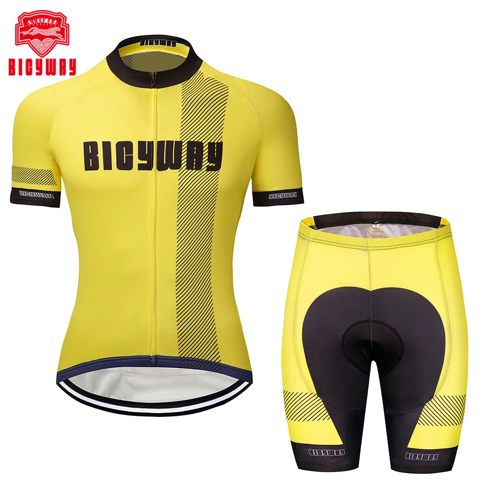 Bicyway новинка 2019 Джерси для велоспорта мужская и женская дышащая летняя одежда с