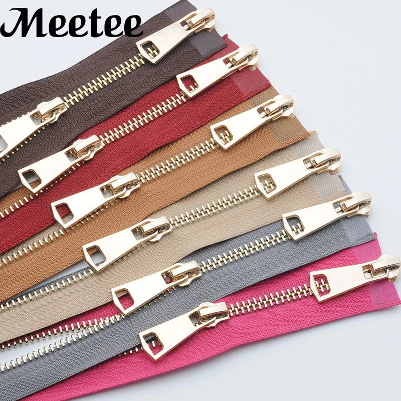 1 шт. Lightgold Open-end Металлические молнии 120 см 5# A Coudre двойные Ползунки молния для шитья пуховика пальто молнии аксессуары A3-11