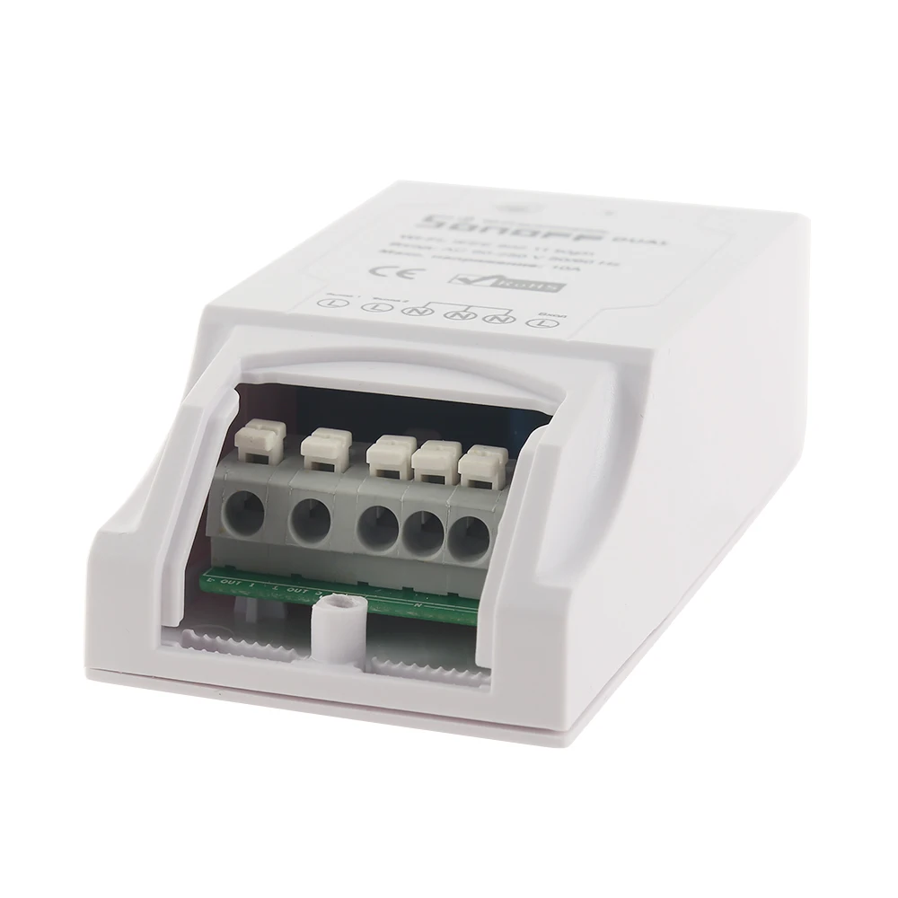 ITEAD Sonoff Dual 10A/Pow 16A умный WiFi беспроводной переключатель домашней автоматизации с