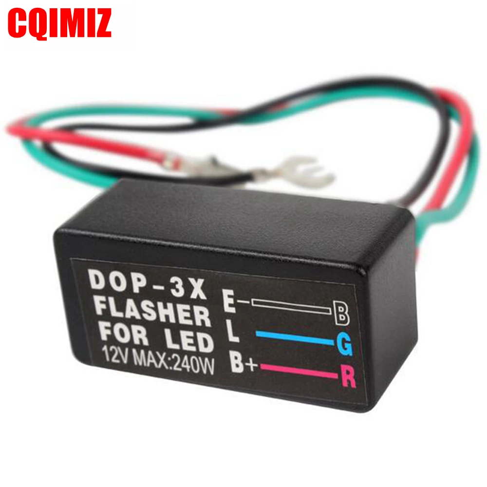 Универсальный мотоциклетный светодиодный мигалка реле 3 Pin DC 12V указатель