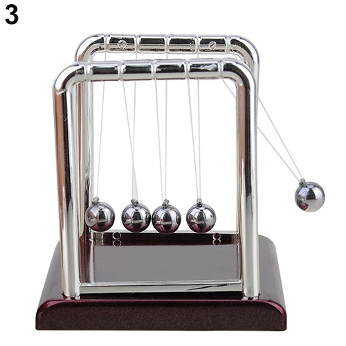 

Cradle Steel Balance Ball Physics Science Pendulum Desk Table Decor Fun Toy Gift
