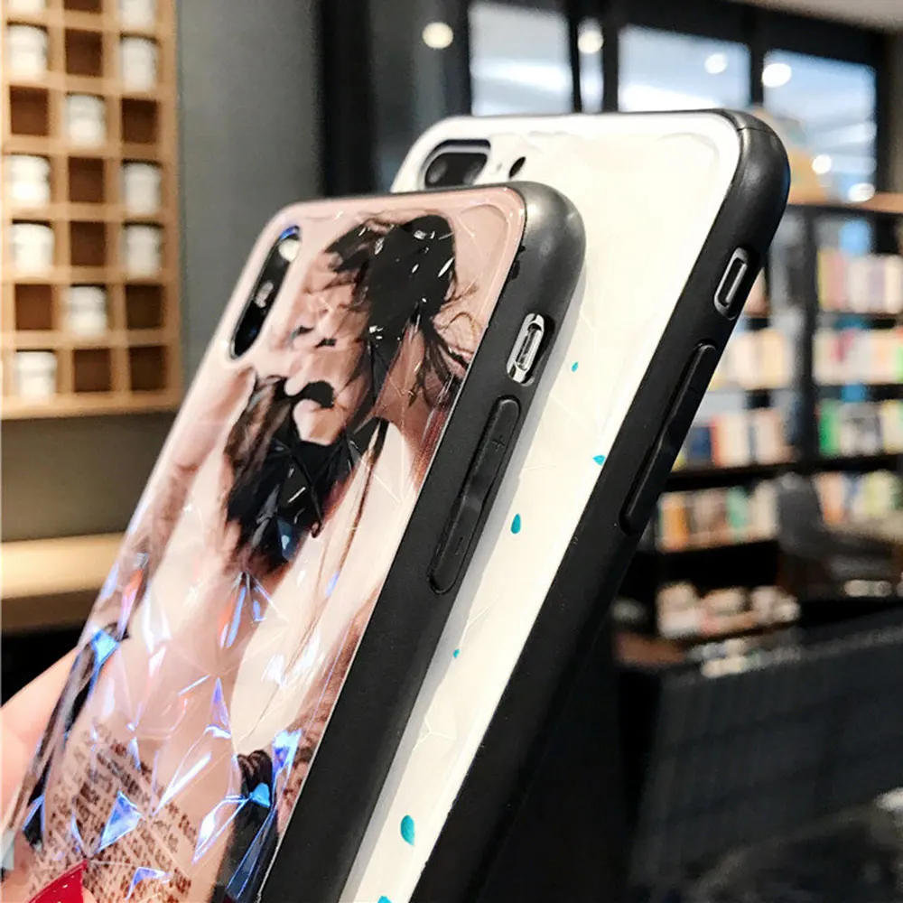 Модный чехол для iPhone X XS XR Xs 8Plus 7 Plus в форме бриллианта 6 6S грязеотталкивающий