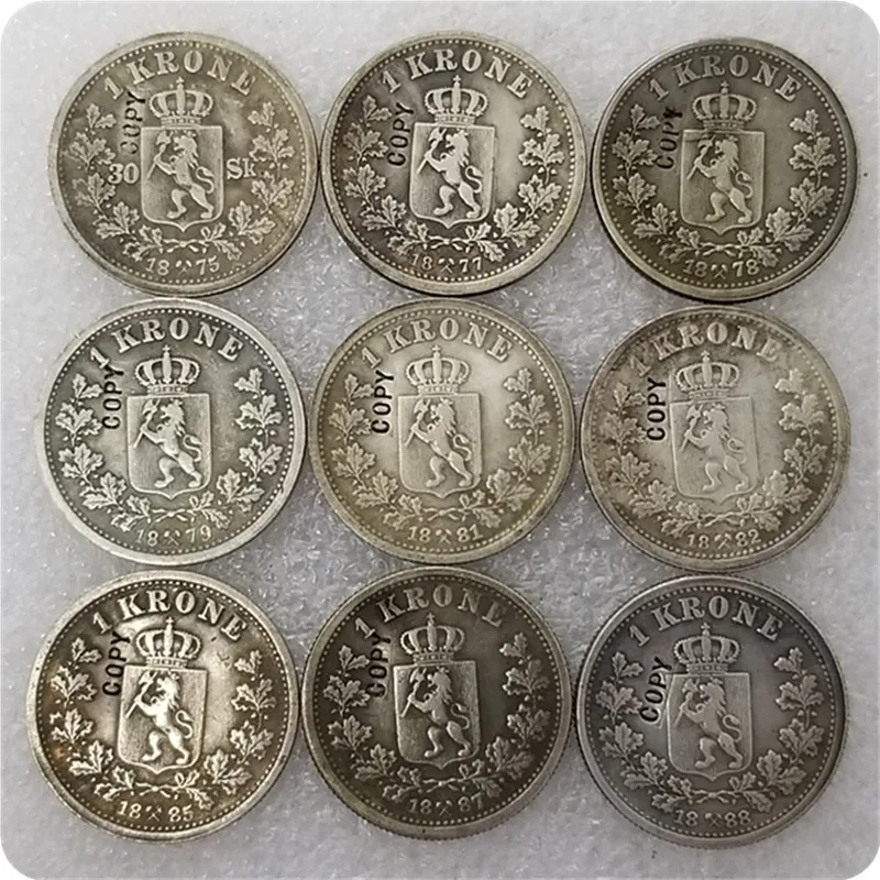 1875 1904 норвежские монеты копия 1 кроны|Безвалютные монеты| |