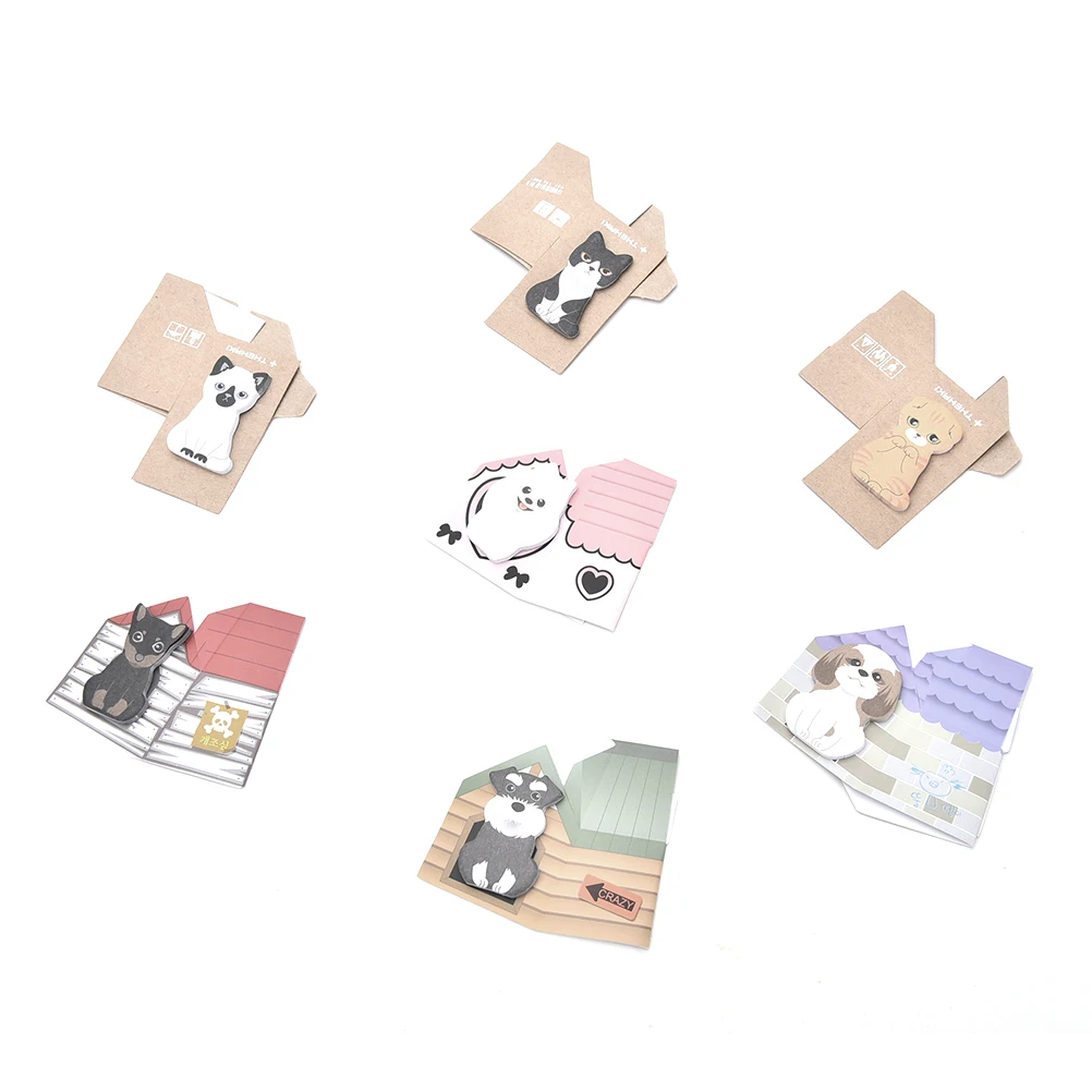 Милая Корейская канцелярская бумага для заметок на клейкой основе Дневник