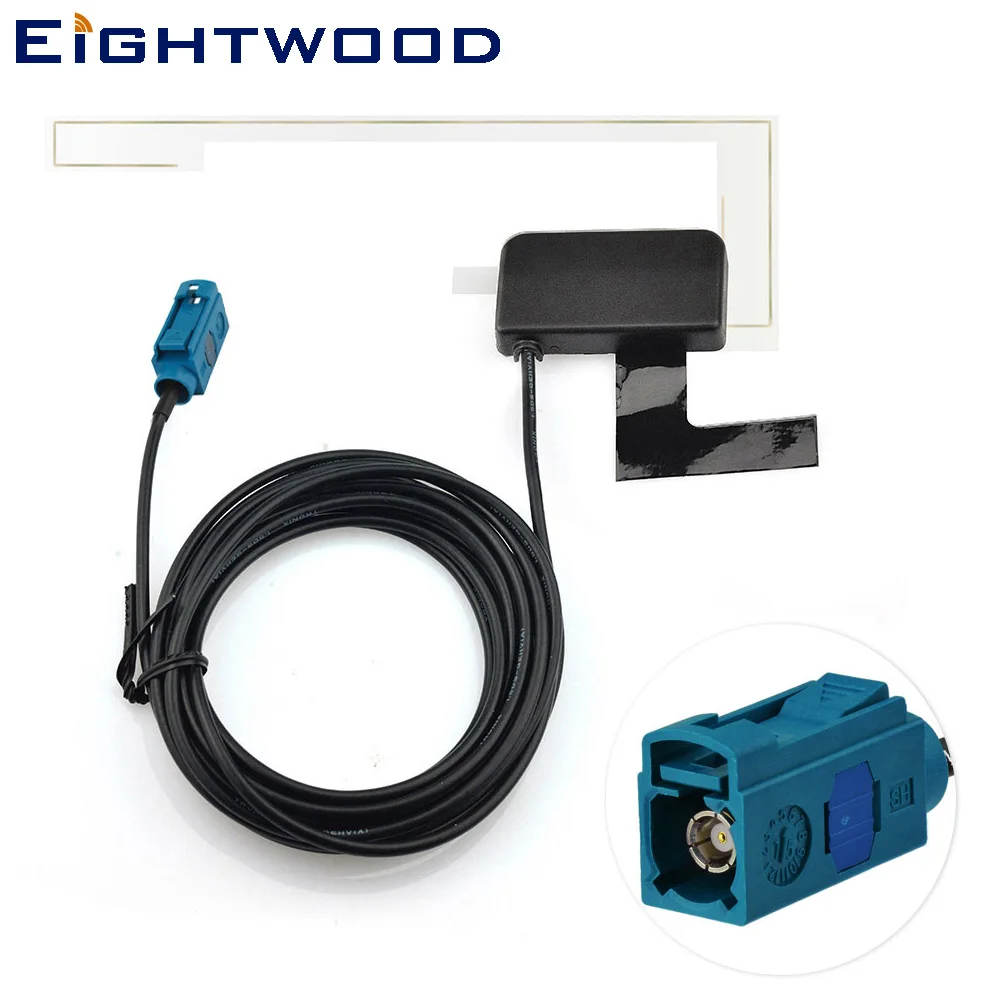 Eightwood Universal Car DAB Radio Active Antenna Fakra Z Fem