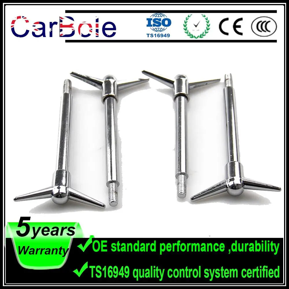 4 шт. Хромированные крышки клапанов двигателя Т бар крыла гайки болты шпильки 1/4