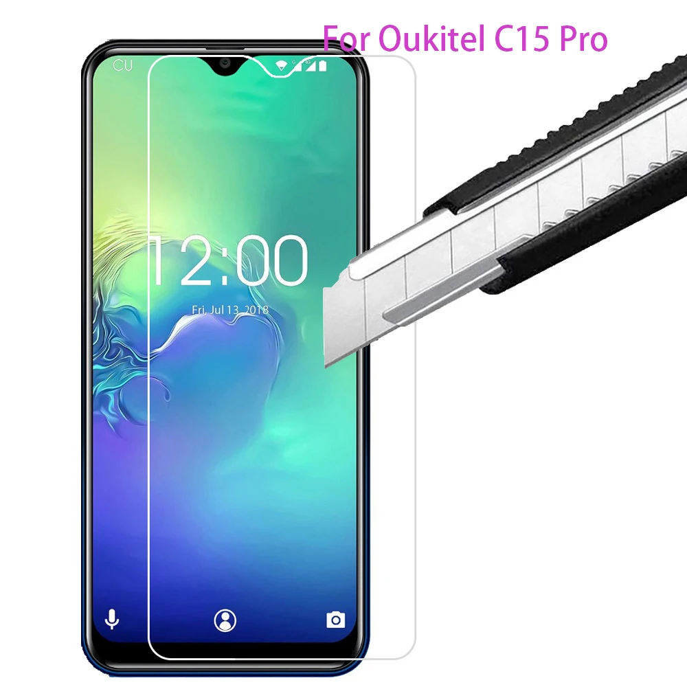 2 шт. закаленное стекло Naxtop 2.5D для Oukitel C16 C15 C13 C12 C11 Pro C8 прозрачное|Защитные стёкла и