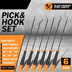 Набор отверток 2021-SEDY, удлиненное уплотнительное кольцо и съемник уплотнений, мягкий захват, различные формы крючков, ручной инструмент