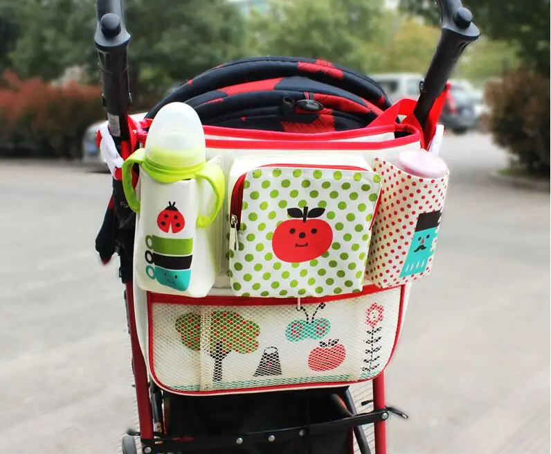 Baby Stroller Car Seat Organizer Holder Multi-Pocket Travel Storage Mummy Bags Lovely Cartoon Styling Hanging Bag for Children | Автомобили