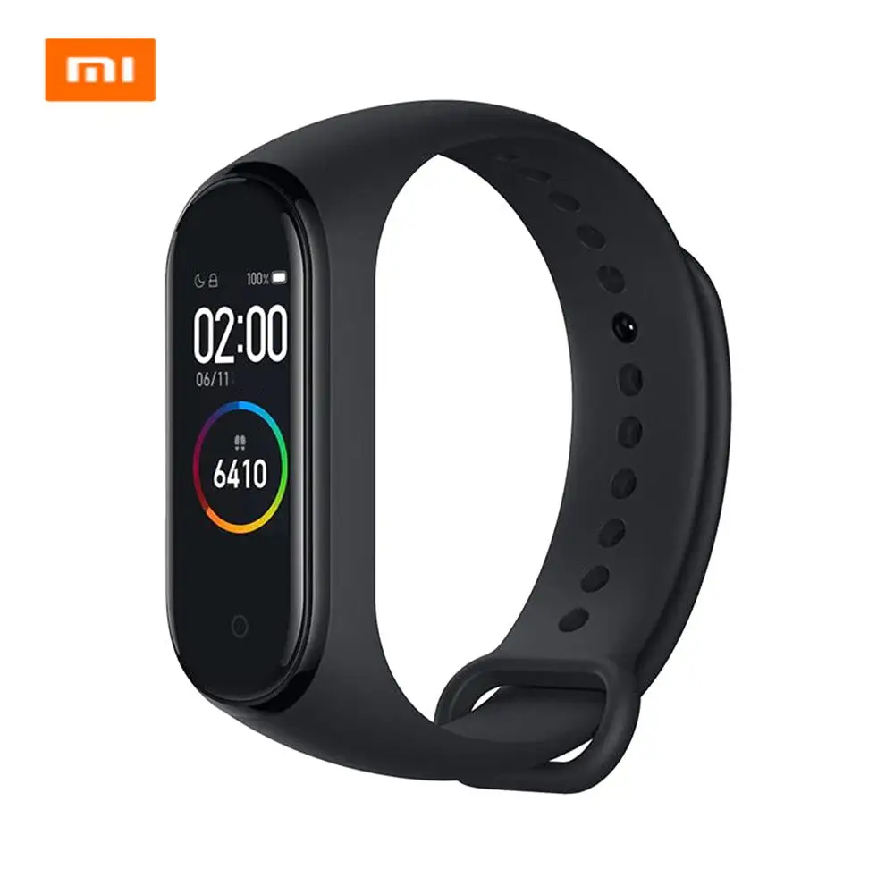 Xiaomi Mi браслет 4 интеллектуальные браслеты NFC версия AMOLED цветной экран браслет BT5.0 135 мАч батарея фитнес-трекер