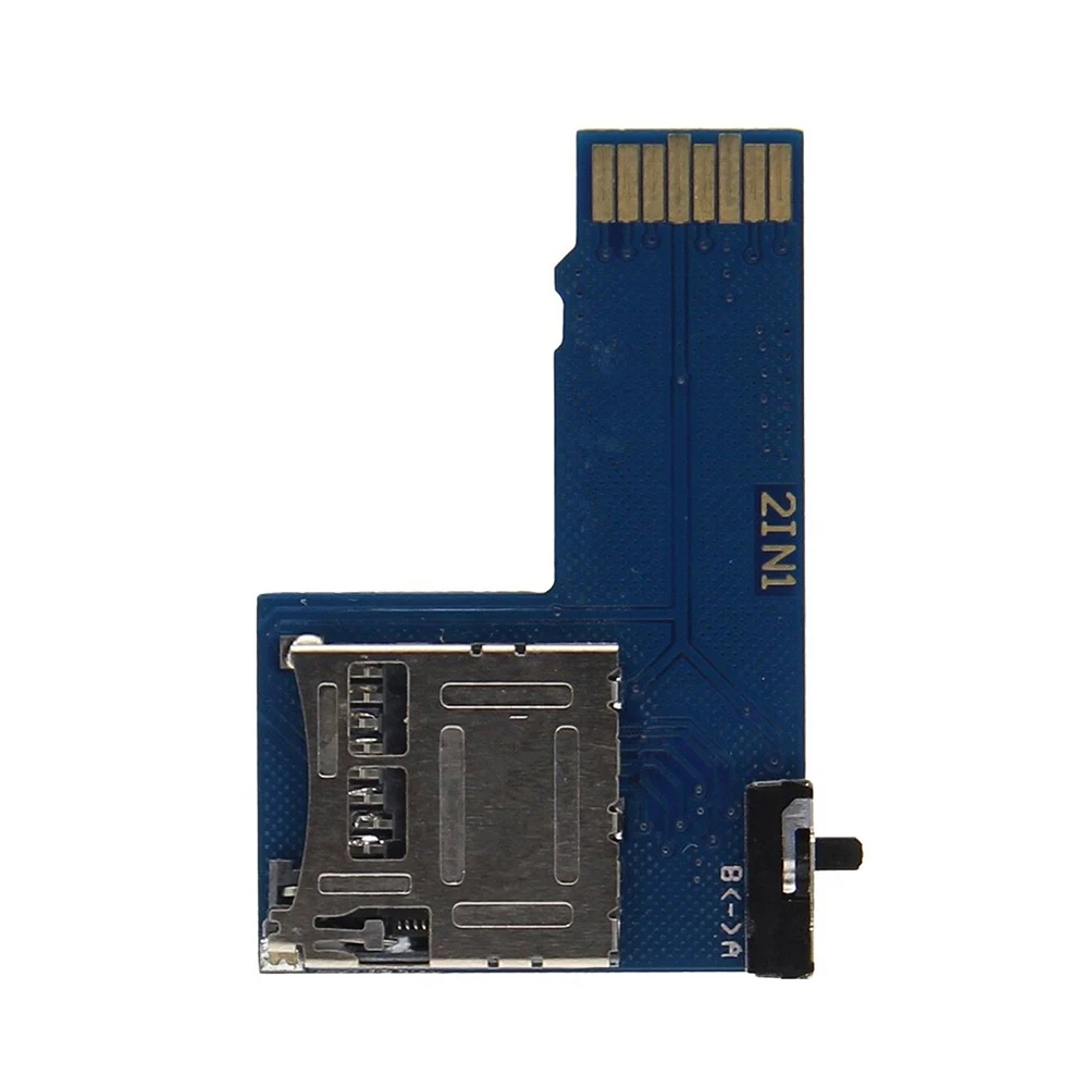 2 в 1 USB интерфейс порт Двойной TF карта адаптер двойной системы коммутатор для MD