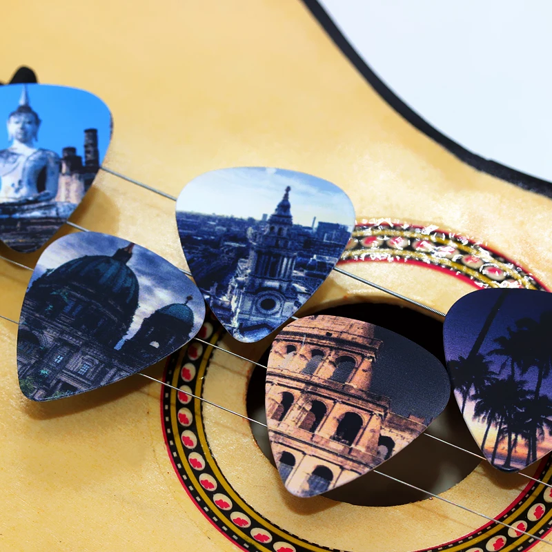 10 шт. двусторонние серьги для гитары 0 71 мм|guitar picks|pick guitardiy guitar |