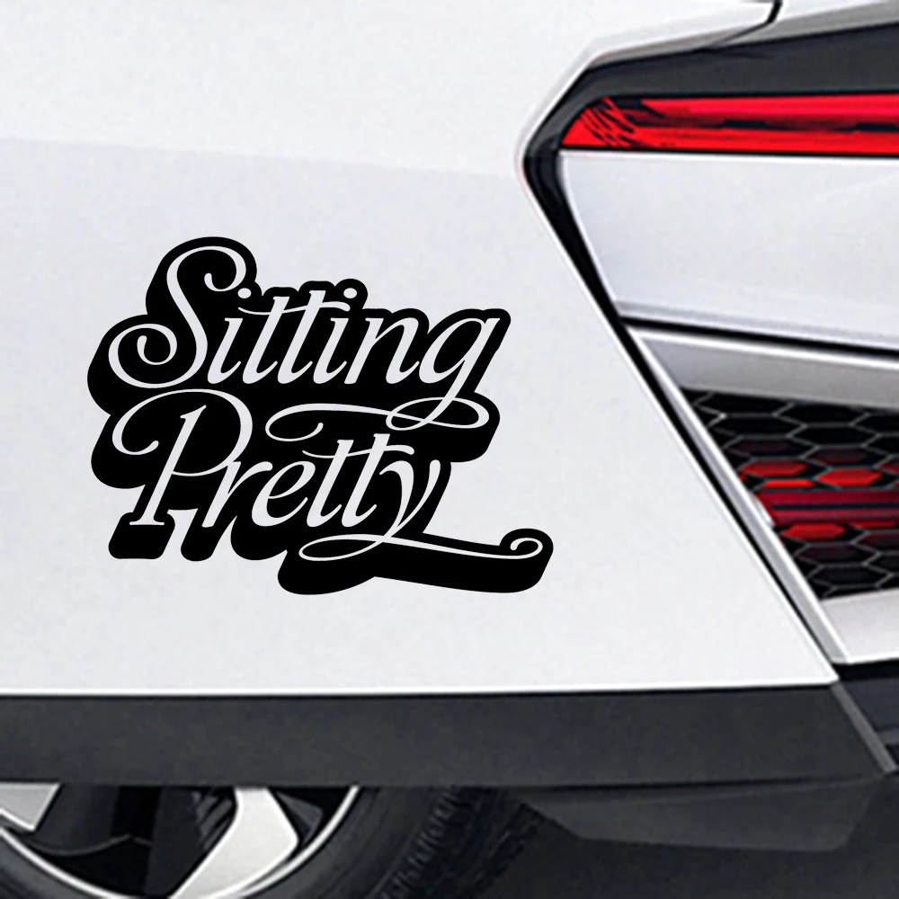 

Sit Beautiful Vinyl Decal Stickers Die-cut Stand To Reduce Individual Decorative Accessories