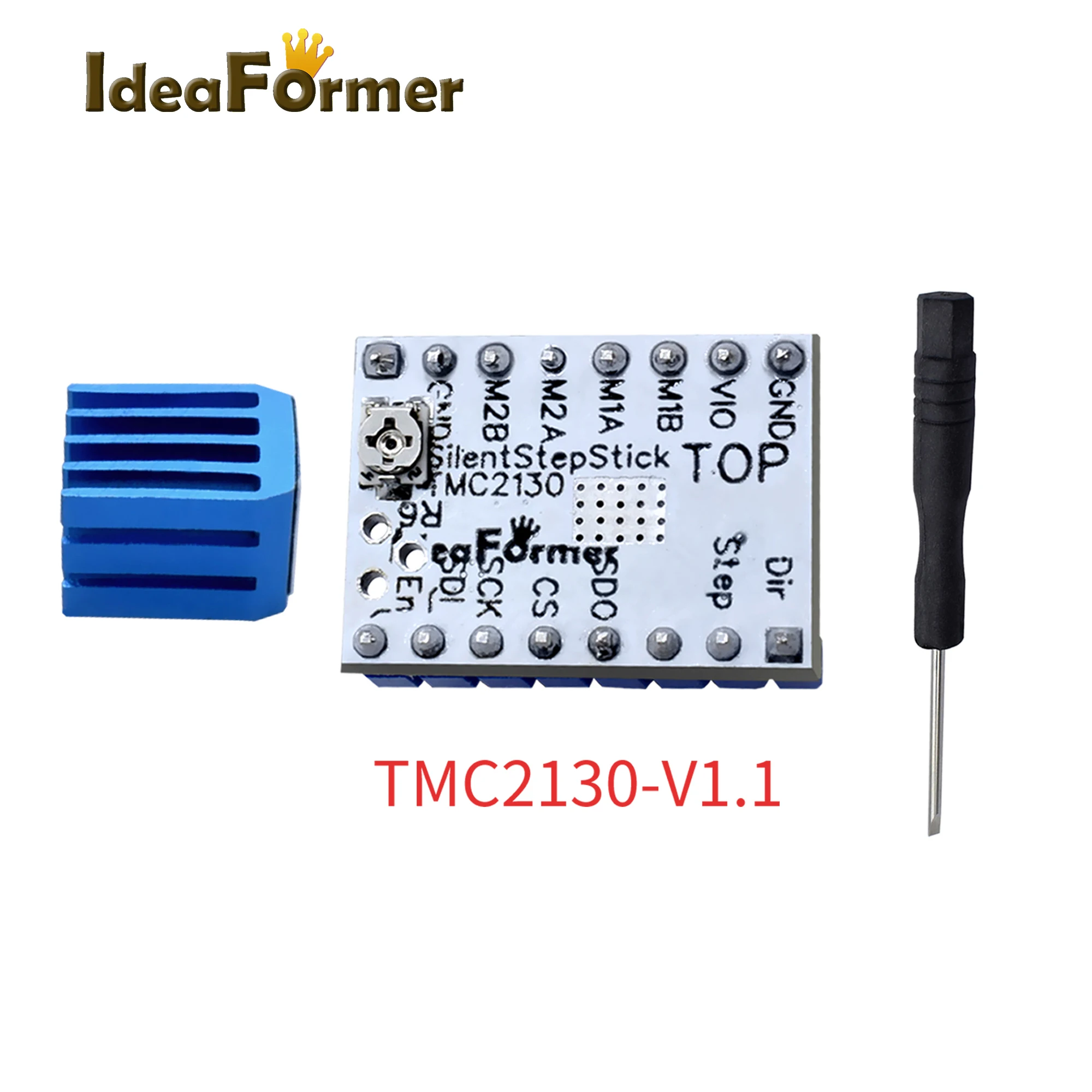 1/2/4/5 шт TMC2130 V1.1 TMC2130 V1.2 SPI TMC2208 V1.2 StepStick TMC шаговый motor3D драйвер бесшумный отличную стабильность защита
