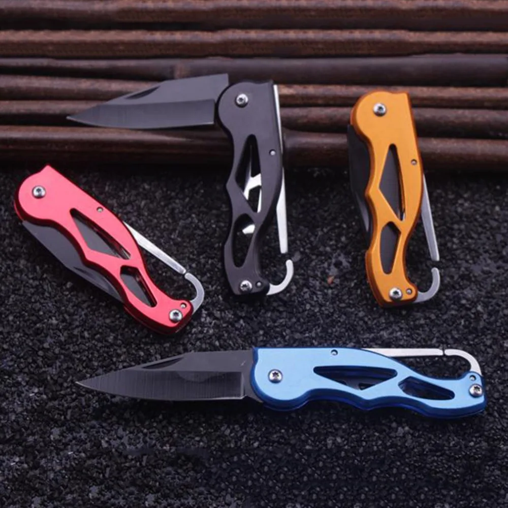 Mini Pocket Knife Folding Fold Key Ring Tactical Hunting Camping Rescue Keychain Peeler Outdoor Survival Tool Drop Ship | Инструменты