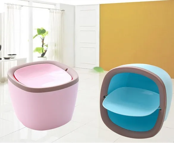 1 шт. маленькая Бытовая мини корзина для мусора с подставкой Настольная модный и