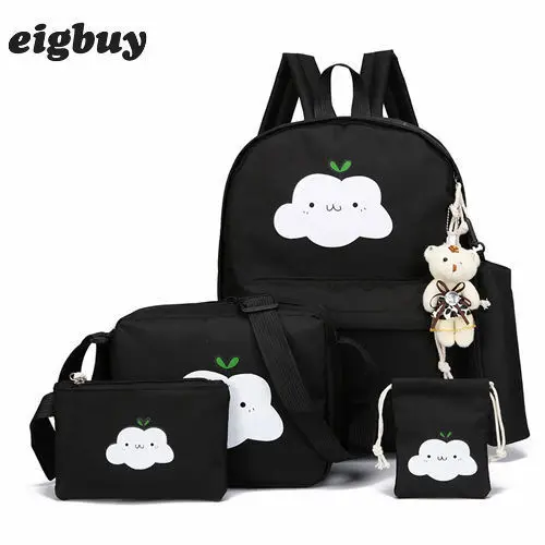 School Backpack Bags Children Backpacks For Teenagers Girls Lightweight Waterproof School Bags Child Orthopedics Schoolbags Boys - Цвет: Black