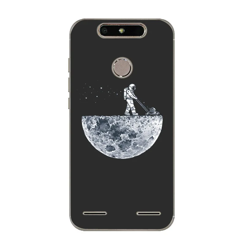 Мягкий чехол накладка из ТПУ для ZTE Blade V8 Lite матовый с рисунком V 8 телефона s цветок