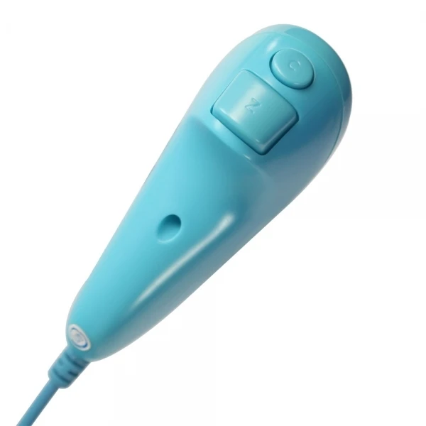OSTENT синий на основе движения проводной Nunchuck контроллер для nintendo wii консоли видеоигры