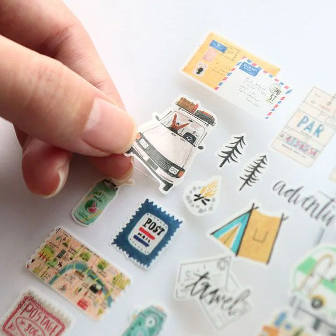 Разные стили декоративных наклеек альбом для рукоделия ярлык школьные