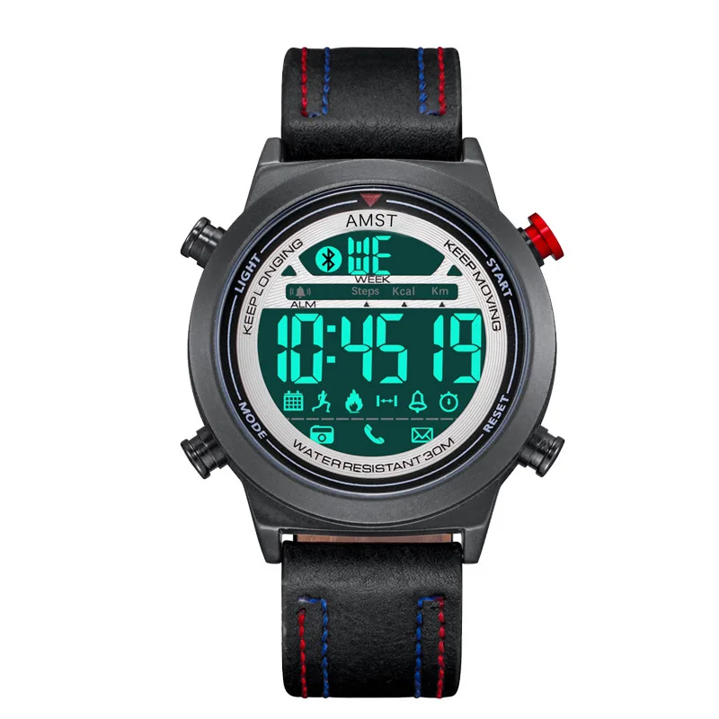 

2020 Special Offer Sells Outdoor Running Meter, Bluetooth Smart Watch, Multi-function Night Light Alarm Clock Net Strap Watch