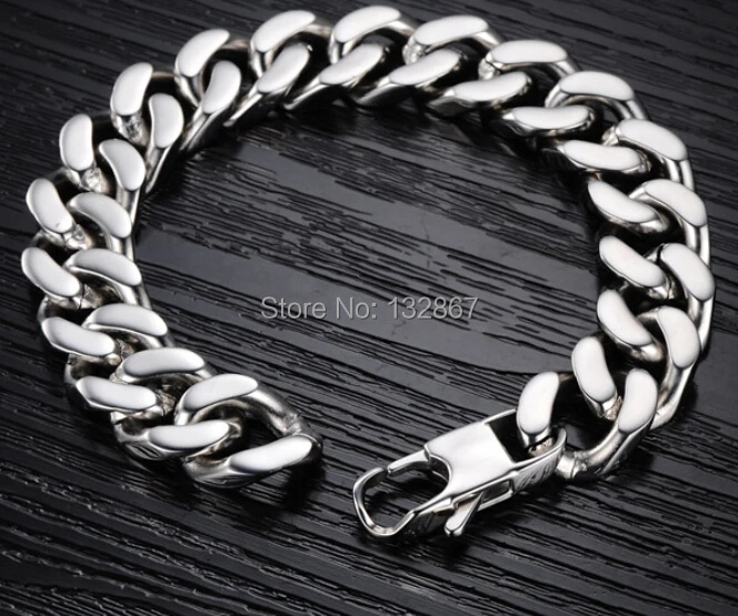 Оптовая цена высокополированный браслет из нержавеющей стали для мужчин и