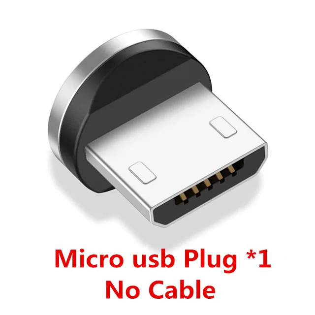 SPEDU Магнитный кабель плетеный мобильный светодиодный Тип C Магнит Micro USB Зарядное устройство зарядный кабель для Apple iPhone X 7 8, 6, 10 Xs Max XR samsung - Цвет: Micro Plug No Cable