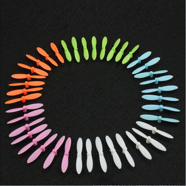 

1lot=5colors*8=40PCS 3CM Propellers Blades Rotors Cheerson CX10 CX-10 CX-10A Mini Quadcopter Rc Spare Parts Rc Helicopter