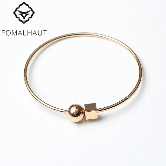 FOMALHAUT Горячая Мода ювелирные изделия новый дизайн простой круглый шар квадратный