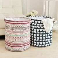 home collecting basketfolding waterproof laundry basketdirty clothes basketcotton and linendirty clothes basket toy barrel