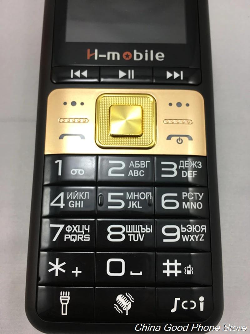 Супер громкий музыкальный телефон H-Mobile IMusic 2 двойной большой динамик большой аккумулятор банк питания трио сим трио резервный экран мобильного телефона