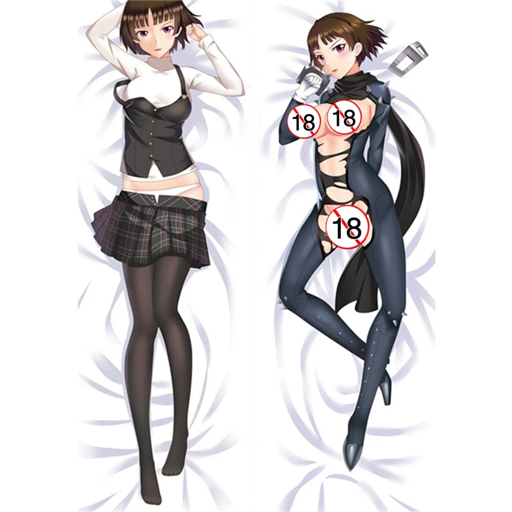 Аниме игра JK Persona 5 P5 Makoto Niijima queen Сексуальная дакимакура обнимающая Подушка Чехол для тела Наволочка Чехол