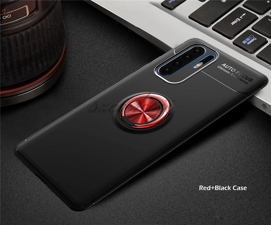 Противоударный чехол для huawei P30 P30 Pro Lite, чехол с кольцом на палец, матовый Силиконовый из ТПУ, чехол для P30 Pro P30pro P30 Lite