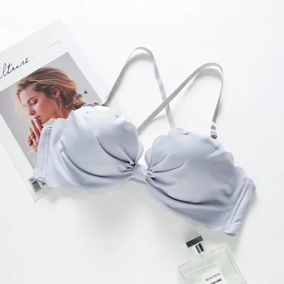 

Spring summer Sexy Lingerie Push Up Bra For Women breathable Seamless small chest student girl Bra party dress wedding bra