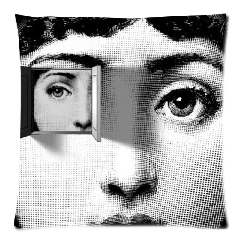 Rosenthal Piero fornasetti работы квадратные напильники со 18X18 дюймов декоративное покрывало для дивана наволочка для дома из хлопка на воздушной подушке cojines чехлы