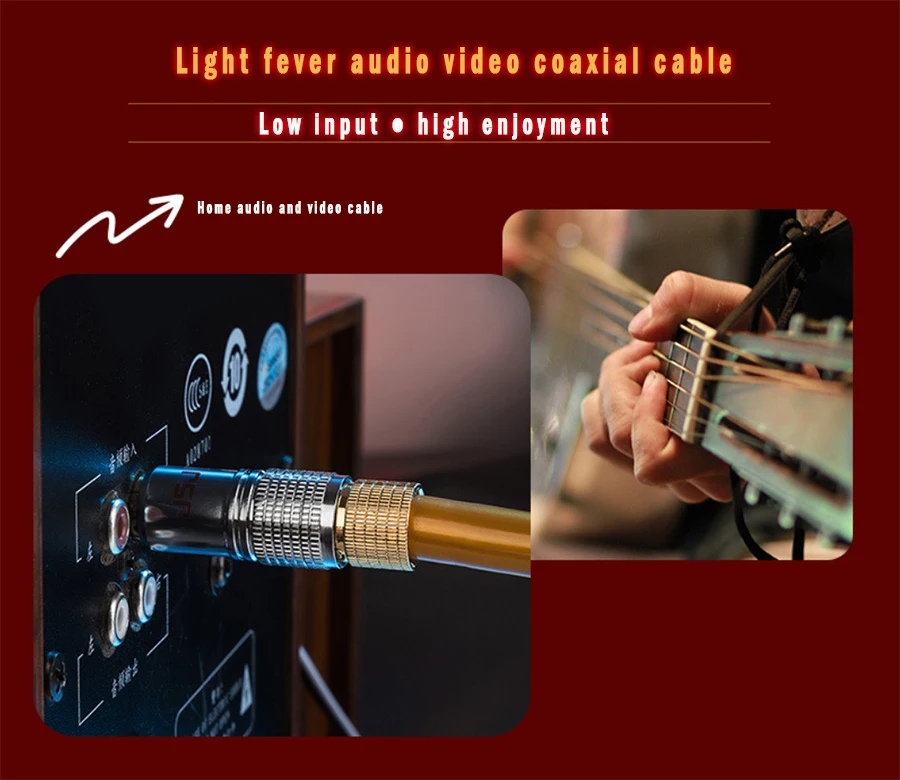 RCA аудио видео кабель Сабвуферный 1 сабвуферы AV ресиверы Hi Fi кабель|Кабели VGA| |