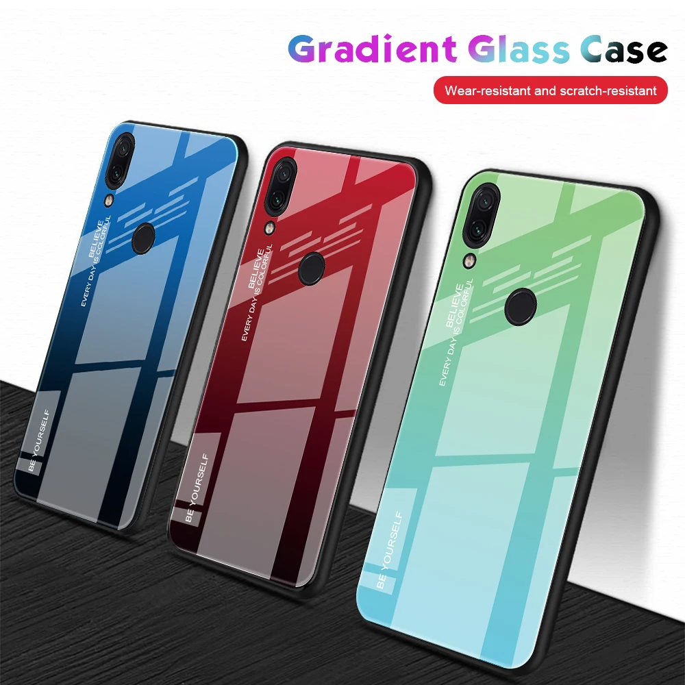 Закаленное стекло для Xiaomi Redmi Note 7 6 3 дюйма чехол смартфона | Мобильные телефоны и