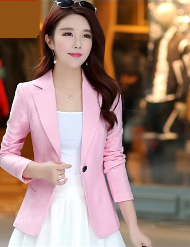 Женские блейзеры и пальто рабочая одежда для офиса маленький костюм с длинным