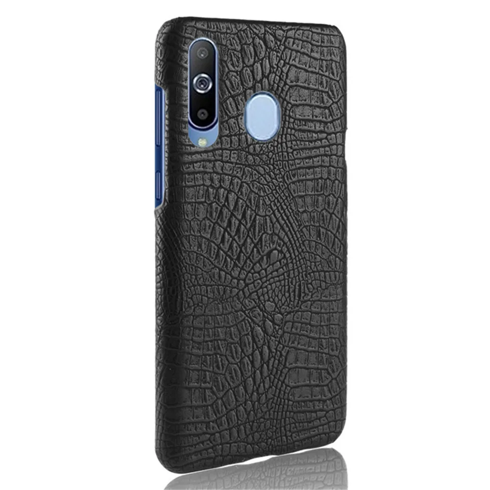 Чехол для Samsung A8S 6 39 дюйма роскошная жесткая задняя крышка из крокодиловой кожи