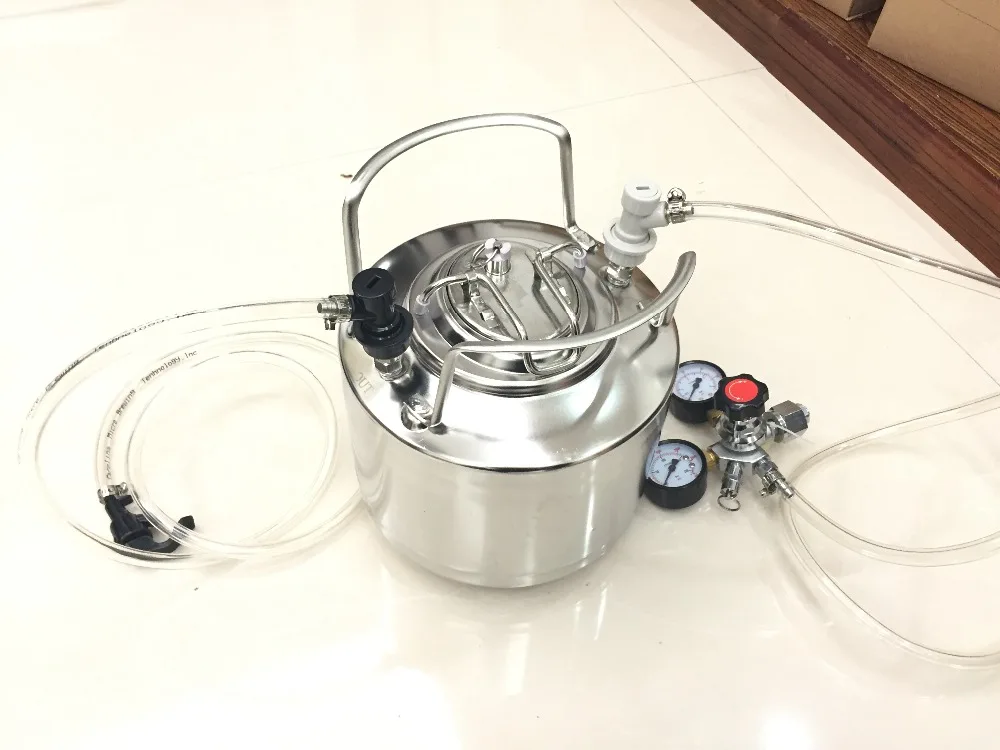 6L Cornelius стиль нержавеющая сталь пивной бочонок и кран трубки комплект Co2