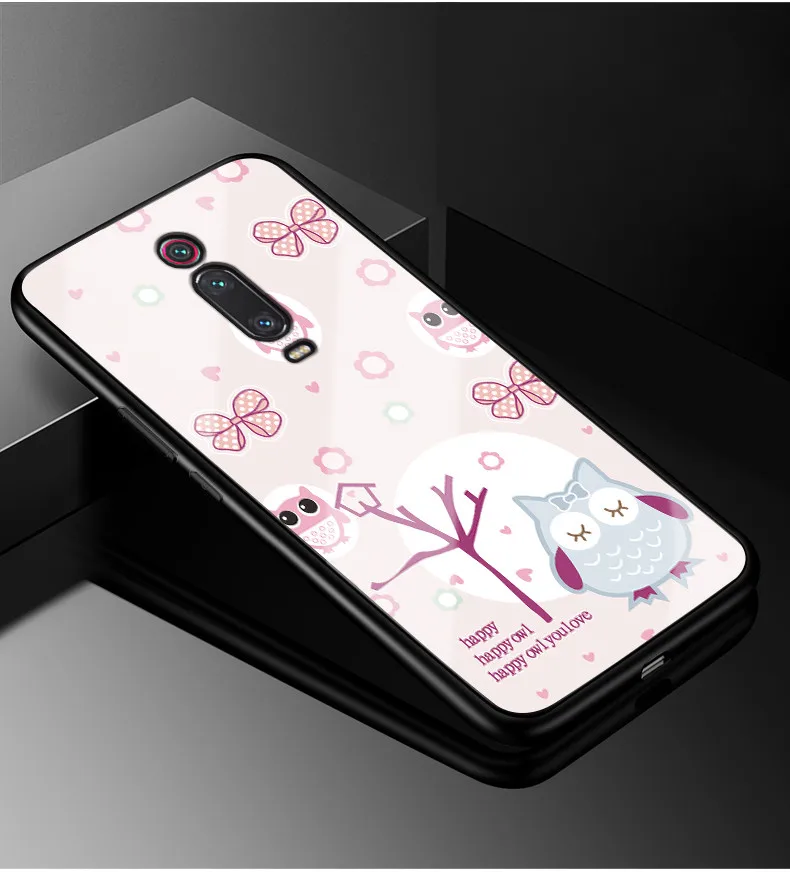 12 Для Xiaomi mi 9 T чехол mi 9 T Pro PC Пластиковый стеклянный чехол для телефона черный ТПУ бампер чехол для Xiaomi mi 9 T Pro mi 9 T mi 9 T Pro 6,39 чехол - Цвет: 12